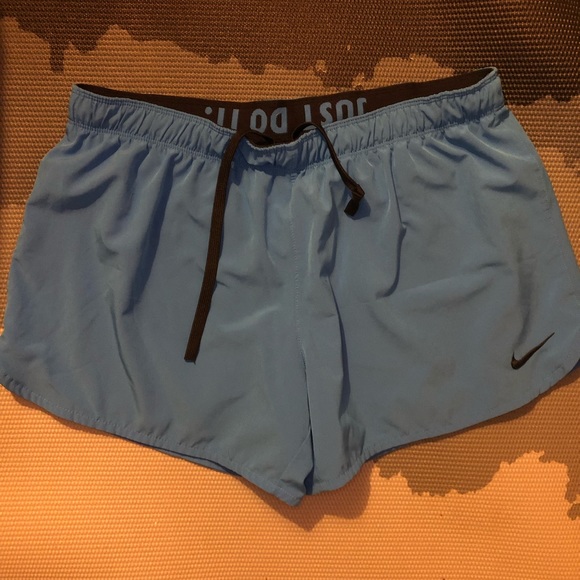 Nike Pants - Nike Phantom Running Spandex Short Large Blue EUC